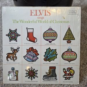 1971 Elvis Sings The Wonderful World Of Christmas Vintage Vinyl Record